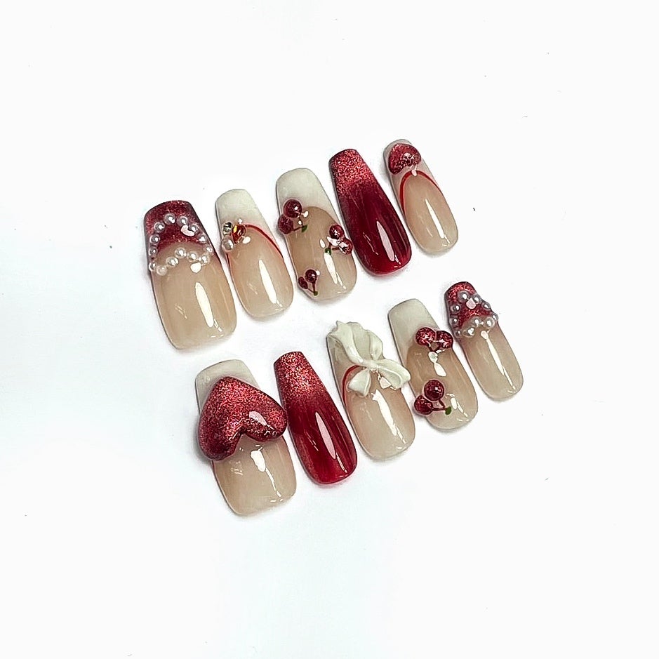 RAKUネイルチップYJ-14 和モダンデザインネイルチップ セット